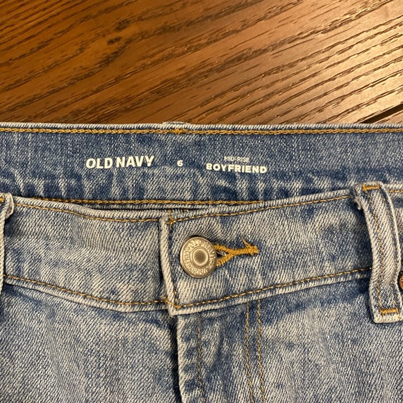 Old Navy Light Blue Boyfriend Women's Jeans - Picture 4 of 4